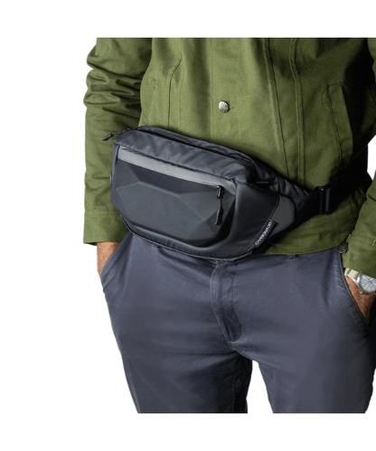 Carbonado Rock Waist Pouch - Black