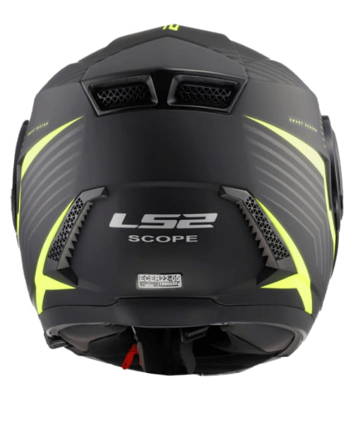 LS2 FF902 Scope Skid Black H-Viz Yellow Helmet