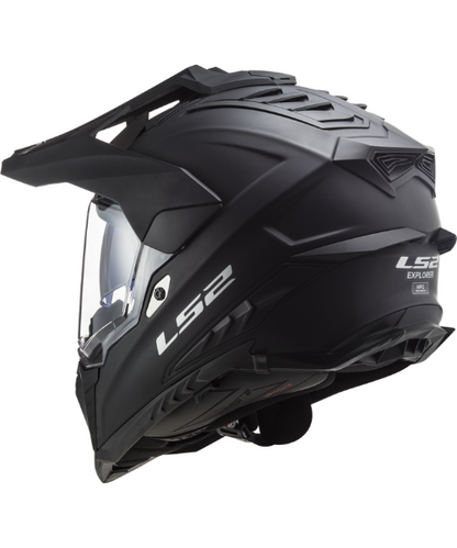 LS2 MX701 Explorer Helmet - Matt Black