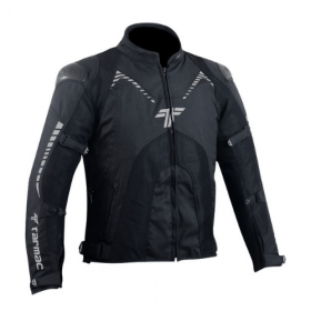 Tarmac Corsa Black Riding Jacket with Safe Tech Protectors - Black