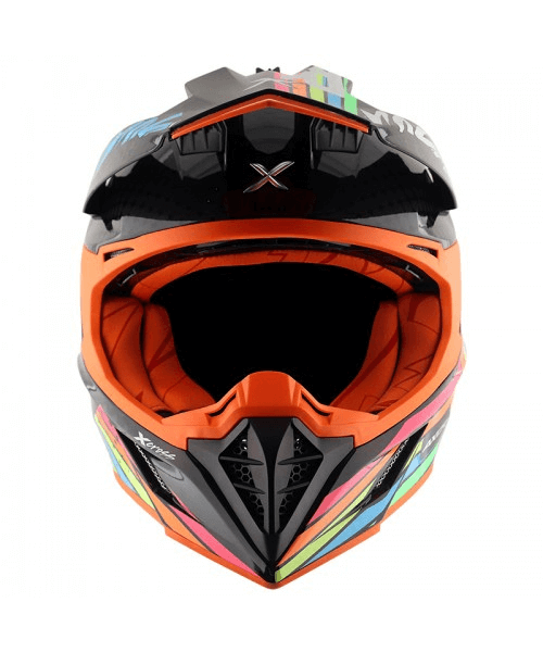 Axor X-CROSS X2 Off Road Helmet - Dull Black Grey