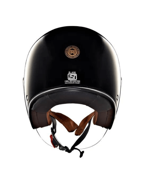 Royal Enfield Spirit Helmet Leave Home - Gloss Black