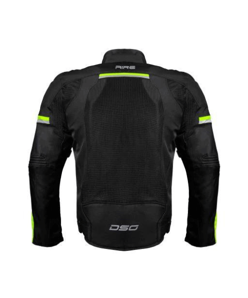 DSG Aire Riding Jacket - Black Yellow Fluo