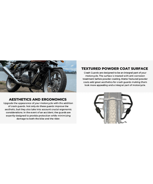 Auto Engina Interceptor 650 Crash Guard - Black