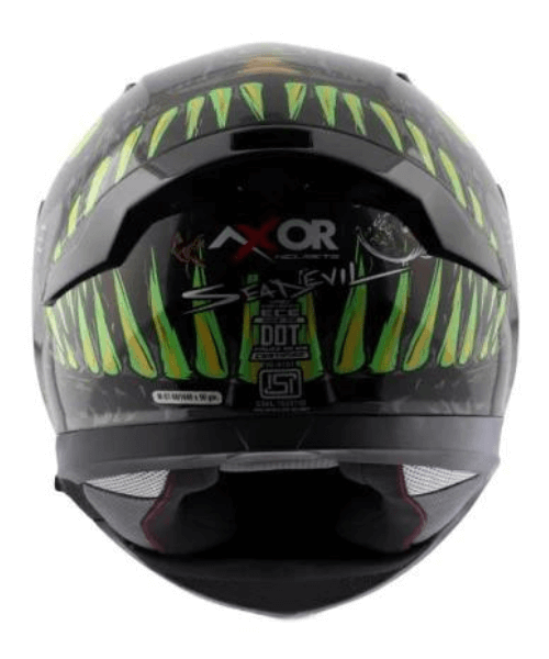 AXOR Apex Sea Devil Helmet - Gloss Black Gold