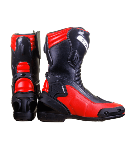 Tarmac Speed Riding Boots - Black Red