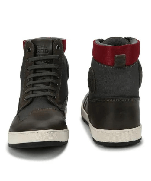 Royal Enfield Ambler Riding Boots - Grey Red