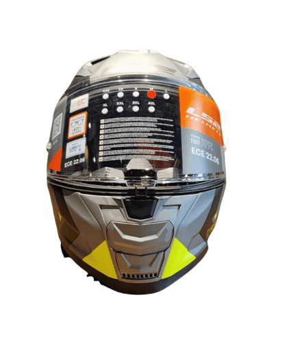 LS2 FF811 Vector II Splitter Matt Titan Hi-Viz Helmet - Yellow