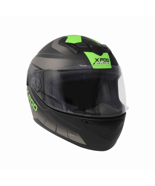 TVS XPOD Dual Tone Helmet - Neon Grey