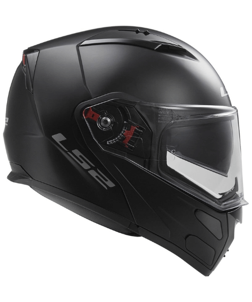 LS2 FF324 Metro Evo Modular Helmet with Peak - Solid Matt Black