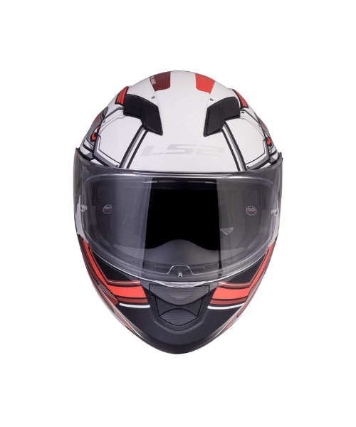LS2 FF320 Stream Evo Xdron With Pinlock Helmet - Gloss White Red