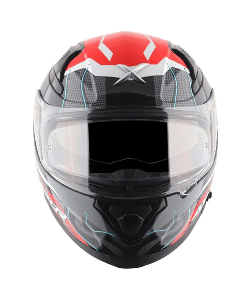 Axor Apex Dynamo Helmet - Gloss Black Red