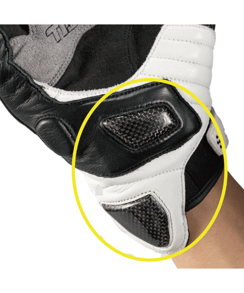 RS Taichi Armed Mesh Gloves Black Red