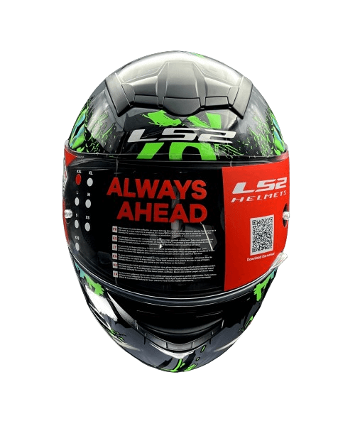 LS2 FF352 Rookie Demon Helmet - Dark Grey Green