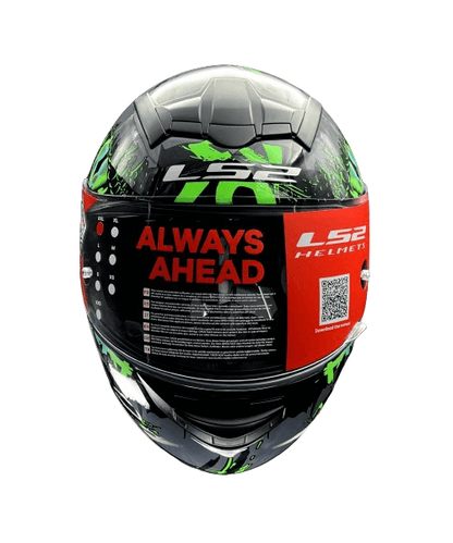 LS2 FF352 Rookie Demon Helmet - Dark Grey Green