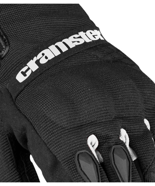 Cramster Flux Air 2 Motorcycle Riding Gloves - Black White