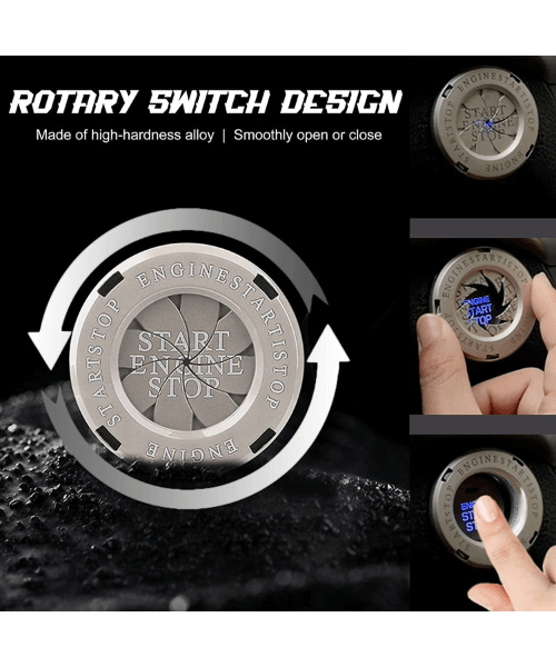 Bike Key Hole Rotary Cover - Silver