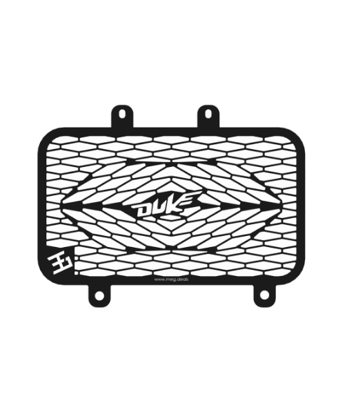 Meg Radiator Guard for KTM Duke 390 - Matt Silver