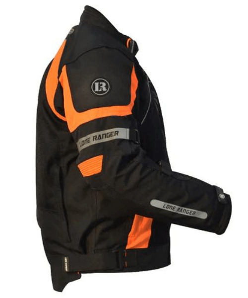 Lone Ranger Urbano Riding Jacket V2 - Neon Orange Black