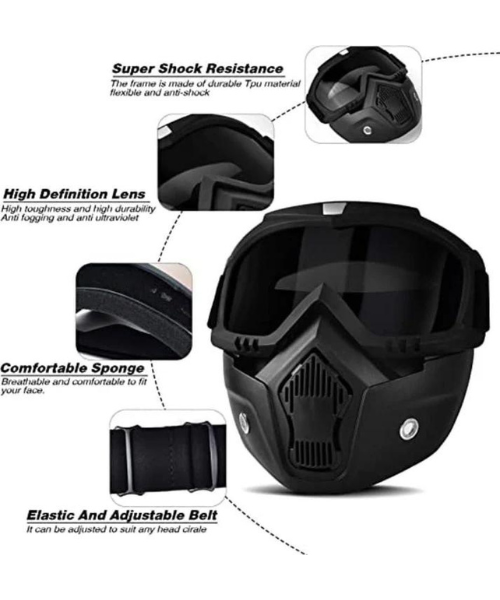 Moto Arch Google Mask - Clear