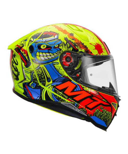 MT Revenge 2 Piston Helmet - Fluorescent Yellow