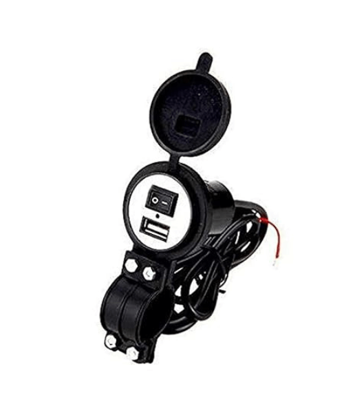 HJG Motorcycle USB Charger with Switch