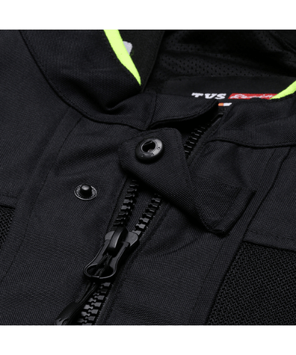 TVS Racing Riding Jacket - Asphalt - Neon