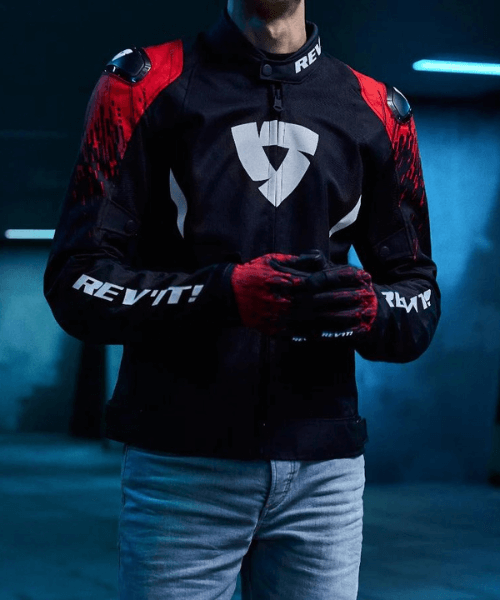 Rev’it! Quantum 2 Air Riding Jacket - Black Red