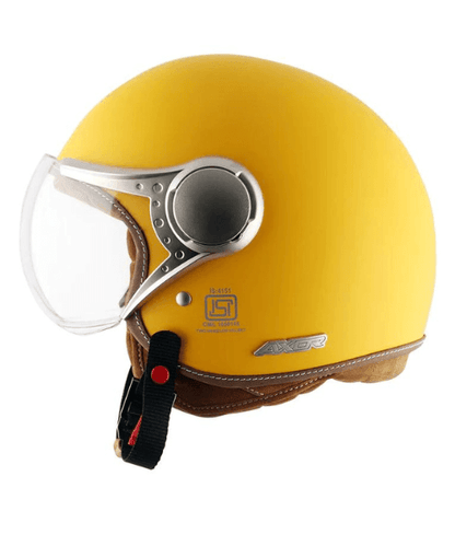 Axor Retro Jet West Helmet - Dull Mustard Yellow