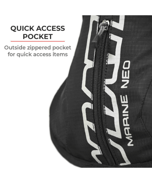 Viaterra Marine Neo Hydration Pack With Hydrapak 2L Bladder - Black
