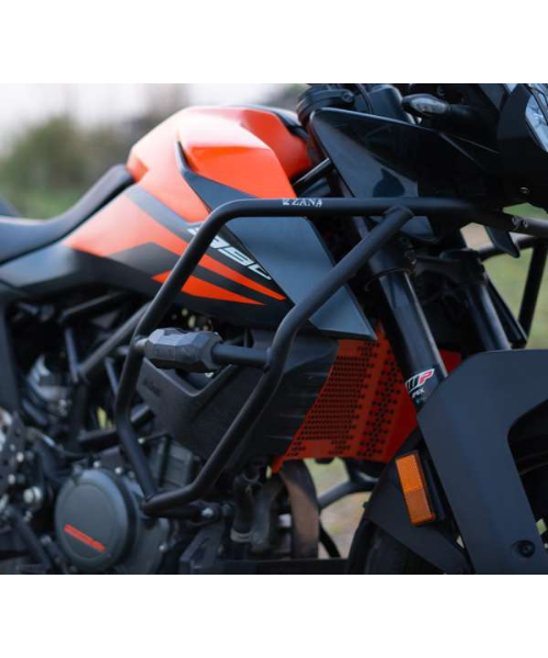 Zana Crash Guard With Slider Texture Matt Black for KTM 250/390 / 390 X ADV - ZI-7013