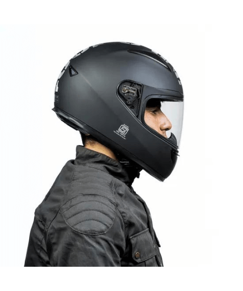 Royal Enfield Street Prime Mlg Camo Helmet - Matt Black