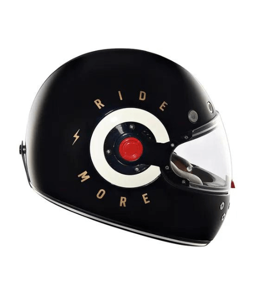 Royal Enfield FF NH44 Lite Gloss Black Leave Home - Gloss Black