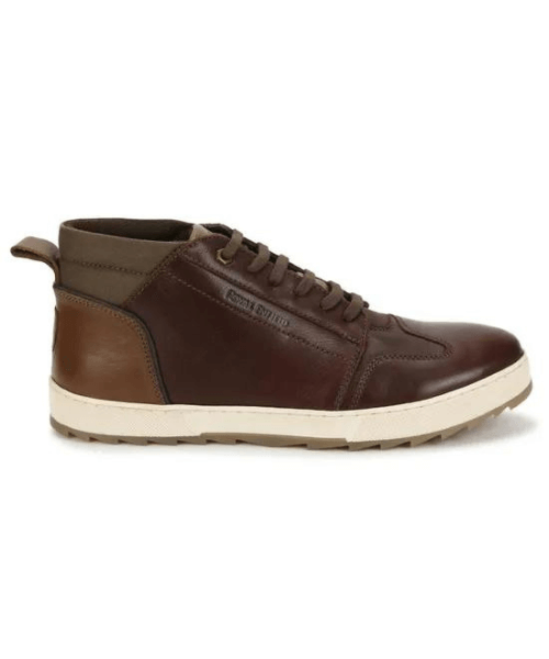 Royal Enfield Hanker Riding Boots - Brown Khaki