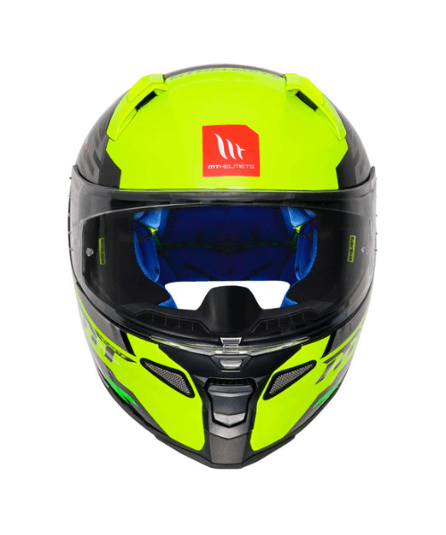 MT Revenge 2 Brush Helmet - Fluorescent Yellow