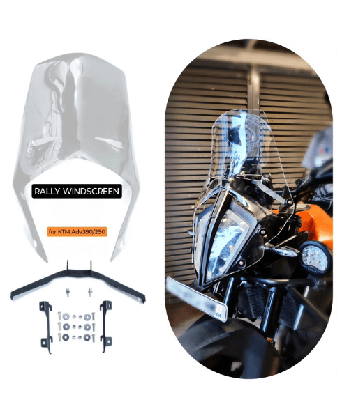 VisorBros Rally Windscreen for KTM Adv390/250 - Clear