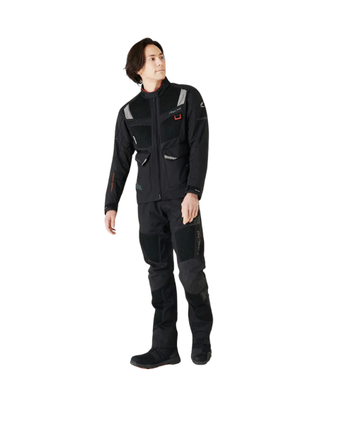 RS Taichi Kompass Air Riding Jacket - Black Grey