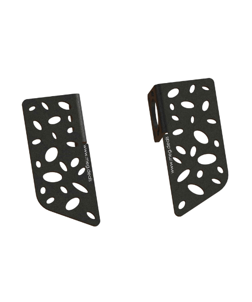 Meg Pillion Footrest for Mahindra Mojo - Stone Black