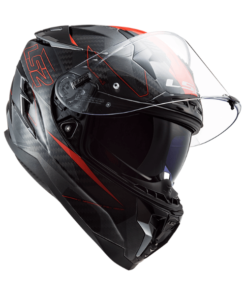 LS2 FF327 Challenger CT2 Fold Helmet - Gloss Red