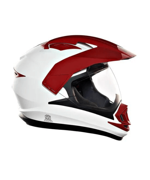 Royal Enfield Escapade Helmet - White & Red