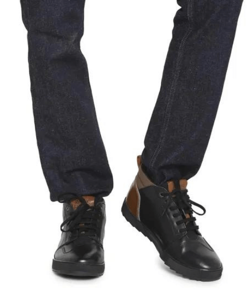 Royal Enfield Hanker Riding Boots - Black Khaki