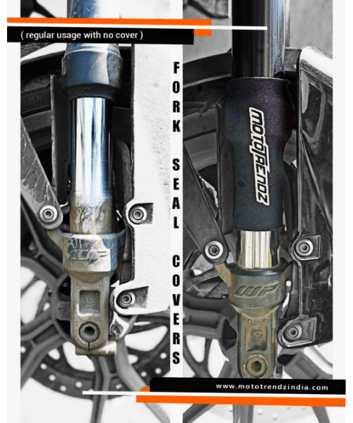 Mototrendz Fork Seal Covers | Universal Fit