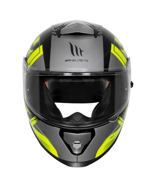 MT Thunder 3 SV Pro Helmet - ISLE Gloss Fluorescent Yellow