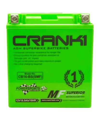 Crank1 Battery For Triumph Tiger 800XCA-CB16-BS