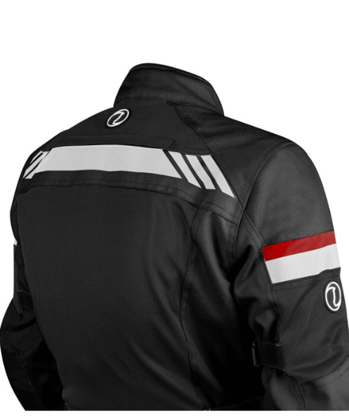 Rynox Stealth Air Pro Riding Jacket - Black Red