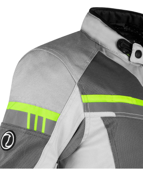 Rynox Stealth Air Pro Riding Jacket - Off White