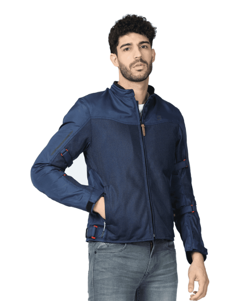 Solace Thrift Mesh Jacket - Schema Blue