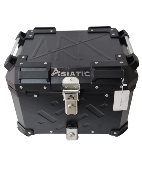 Asiatic Aluminium Top Box 36L without Backrest - Black