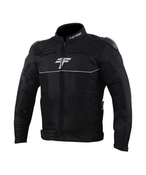 Tarmac One III Level 2 Riding Jacket with SAFE TECH protectors  FREE Tarmac Tex Gloves - Black