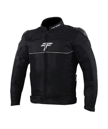 Tarmac One III Level 2 Riding Jacket with SAFE TECH protectors + FREE Tarmac Swift Gloves - Black